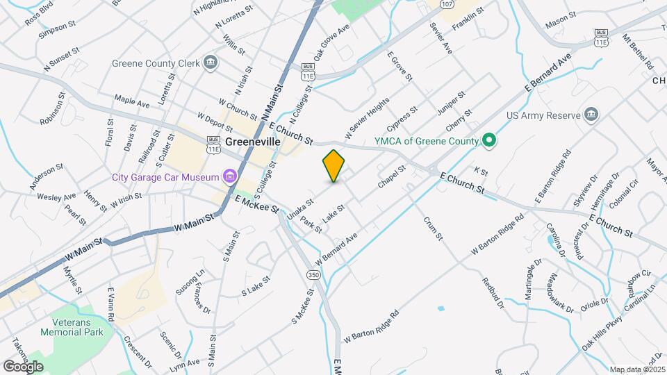 205 Unaka St Mapa y Detalles de la Ubicación