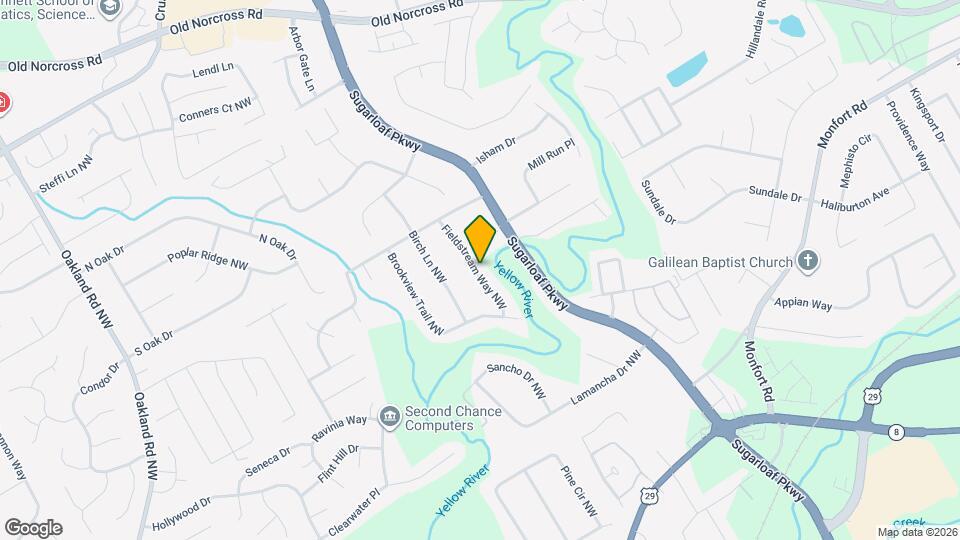 514 Fieldstream Way Map and Location Details