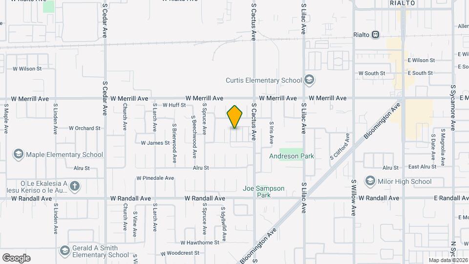 646 S Brampton Ave Map and Location Details