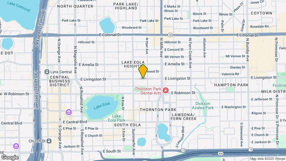 808 E Livingston St Map and Location Details
