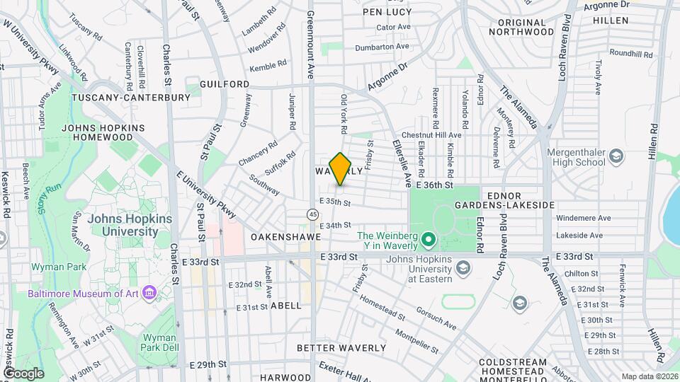 3507 Old York Rd Map and Location Details