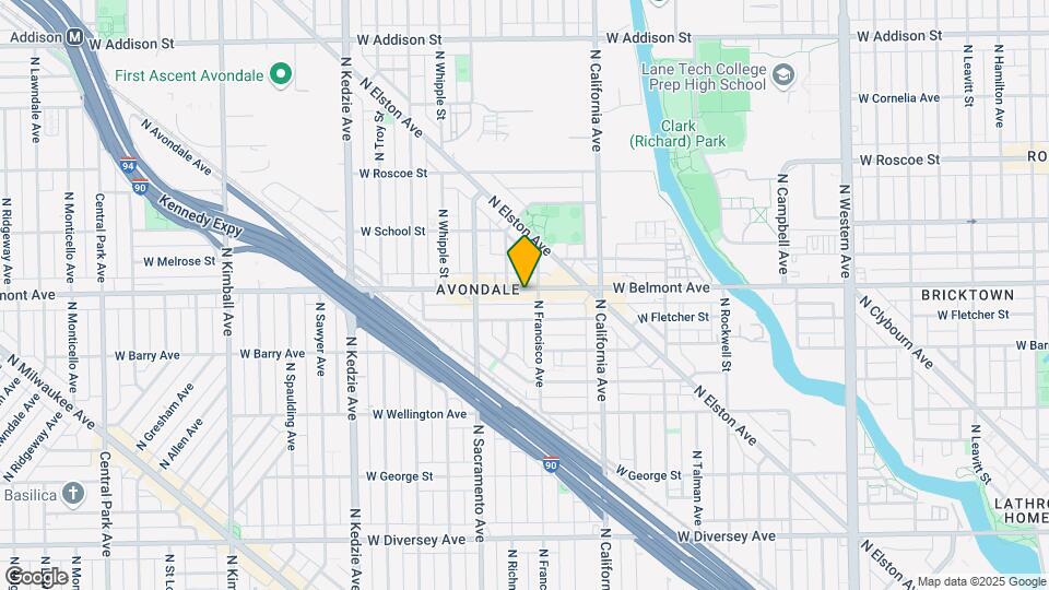 2911 W Belmont Ave Mapa y Detalles de la Ubicación
