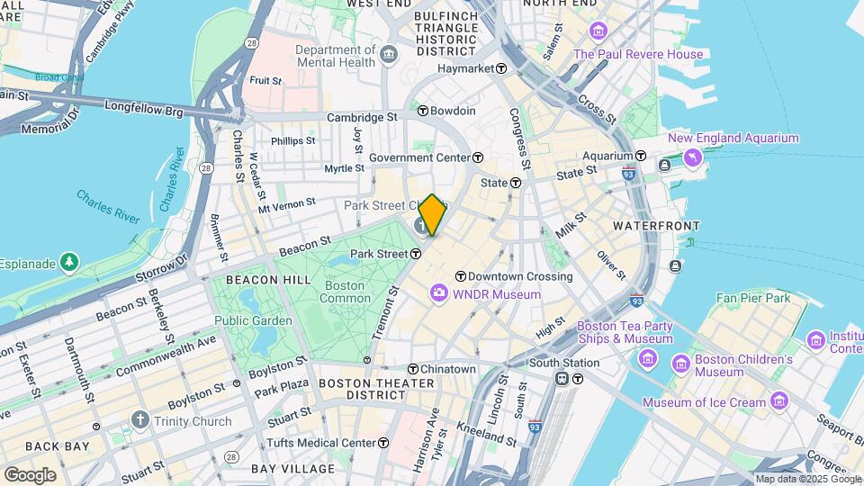 124 Tremont St, Unit #1 Map and Location Details