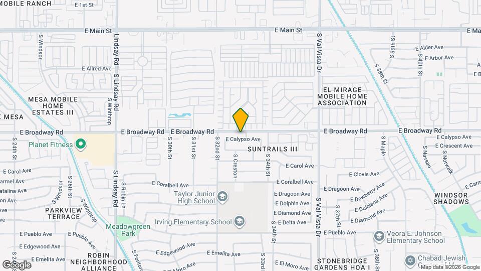 3256 E Calypso Ave Map and Location Details