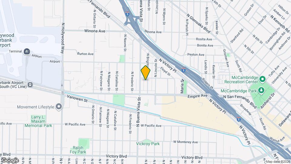 2037 N Brighton St Mapa y Detalles de la Ubicación