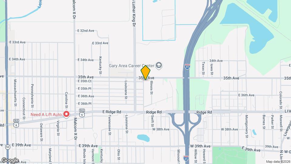 3527 Mississippi St Map and Location Details