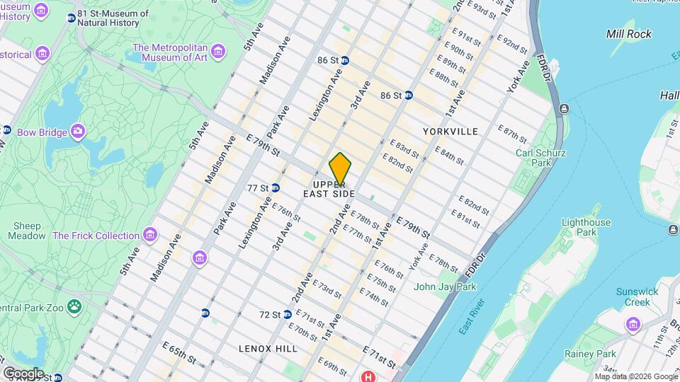 240 E 79th St Map and Location Details