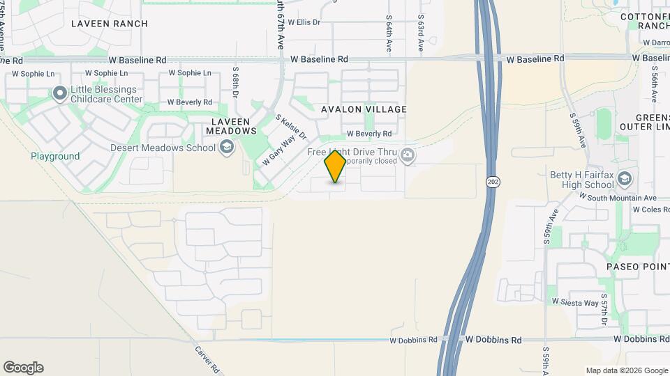 6512 W Magdalena Ln Map and Location Details