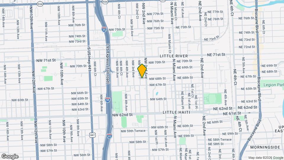 6733 NW 2nd Ct Map and Location Details