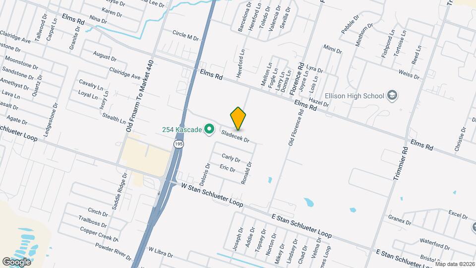 406 Sladecek Map and Location Details