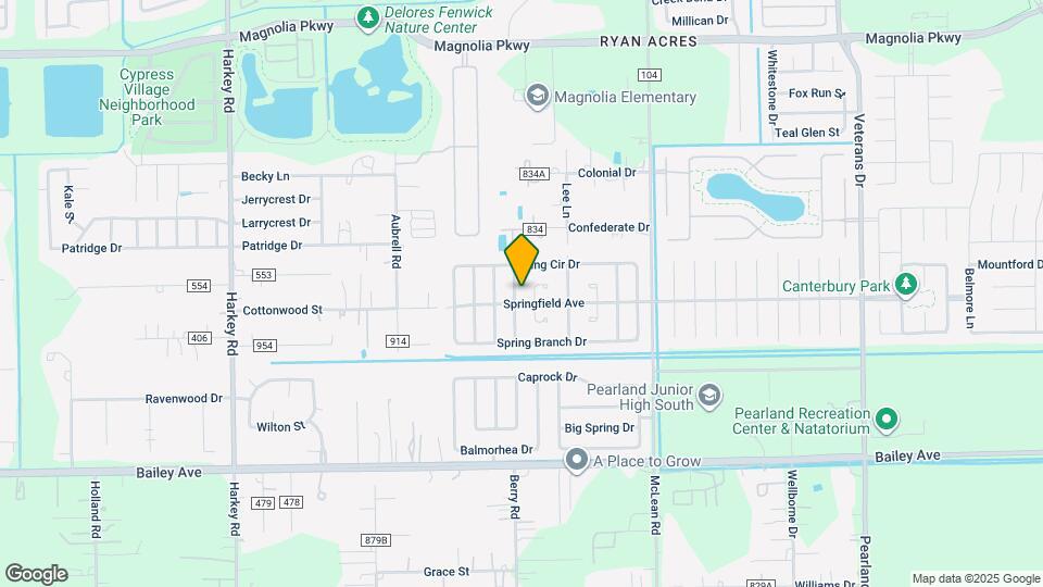 3909 Spring Meadow Dr Map and Location Details