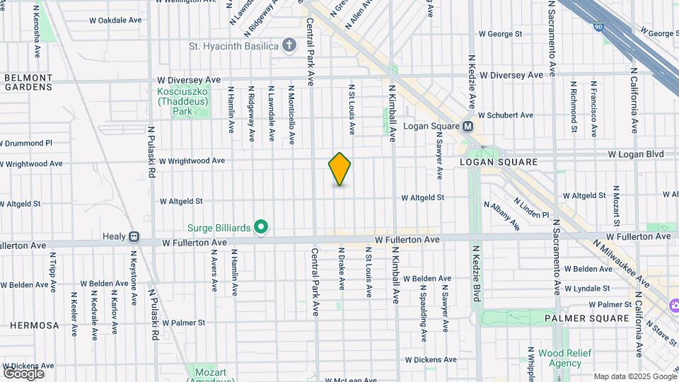 2509 N Drake Ave Map and Location Details