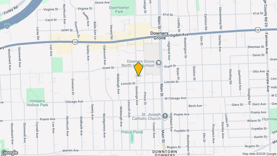 4529 Saratoga Ave Map and Location Details