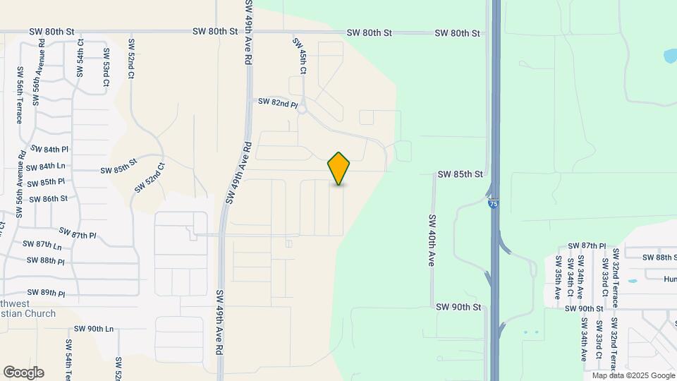 8608 SW 43rd Ter Map and Location Details