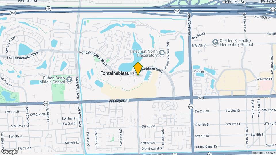 9190 Fontainebleau Blvd Map and Location Details