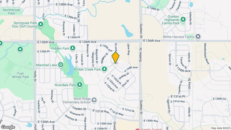 13451 Oneida Ln Map and Location Details