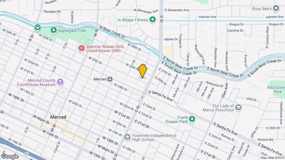 43 W 25th St Map and Location Details