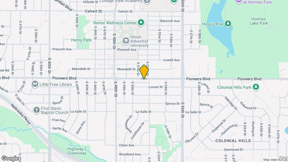 5121 Pioneers Blvd Map and Location Details