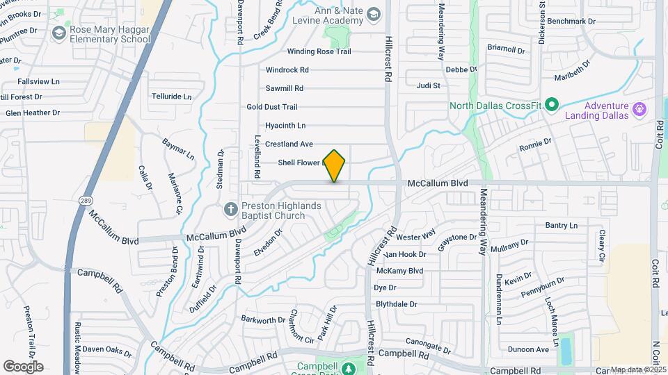 6714 McCallum Blvd Map and Location Details
