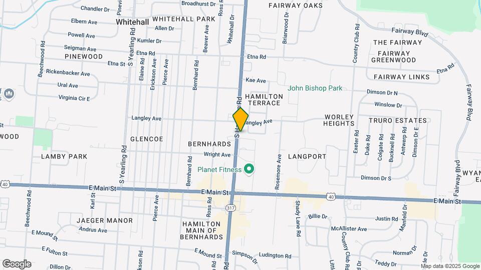836 S Hamilton Rd Map and Location Details