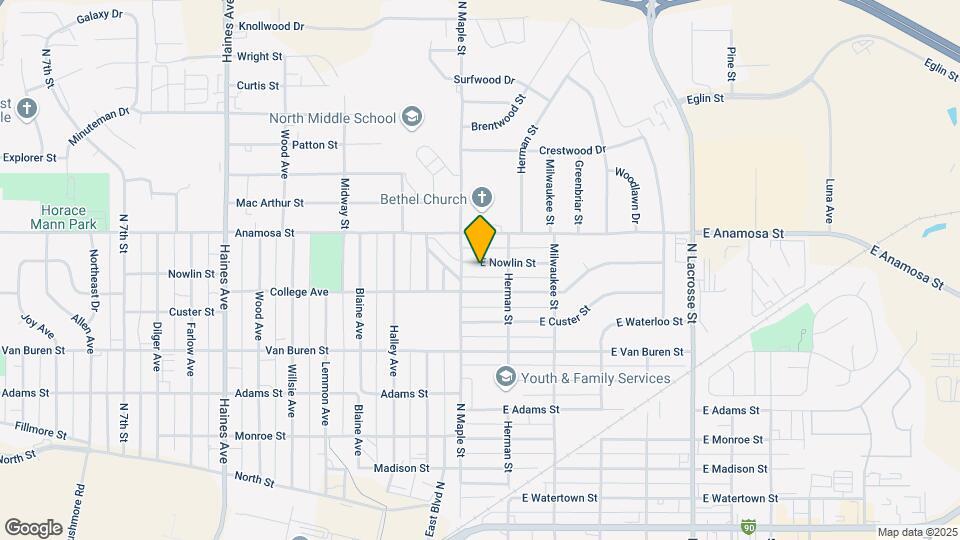 113 E Nowlin St Map and Location Details