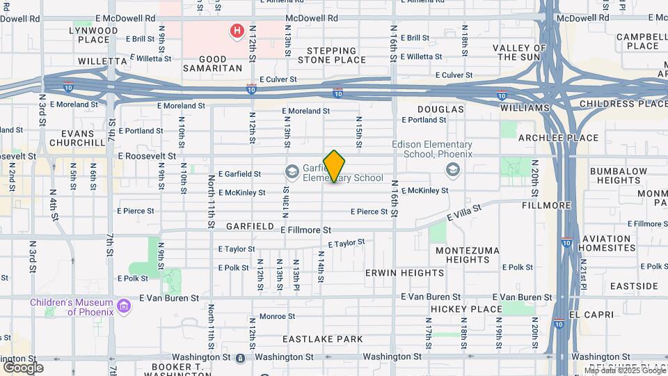 1416 E Mckinley St Map and Location Details
