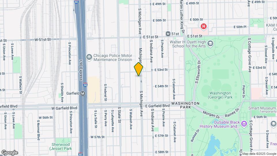 5322 S Michigan Ave Map and Location Details