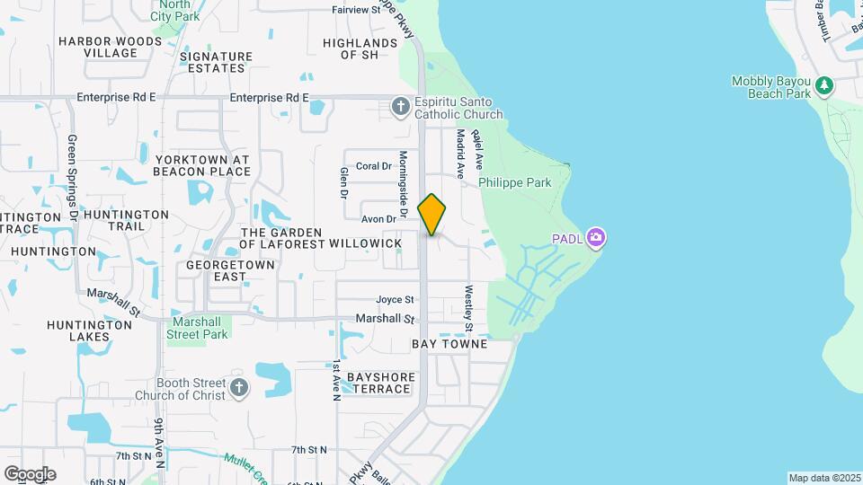 1923 Bayshore Ct Map and Location Details