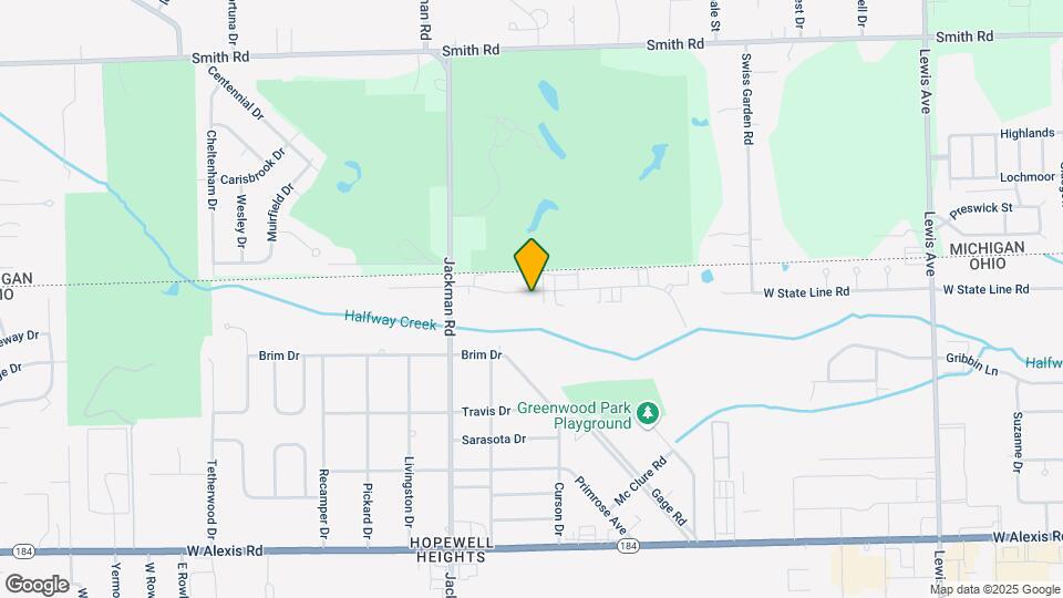 1539 Brooke Park Dr Map and Location Details