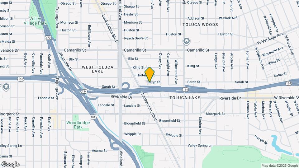 10810 Sarah St Map and Location Details