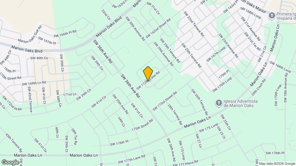 3180 SW 172nd Lane Rd Mapa y Detalles de la Ubicación