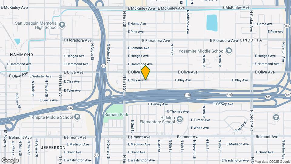 3292 E Clay Ave Map and Location Details