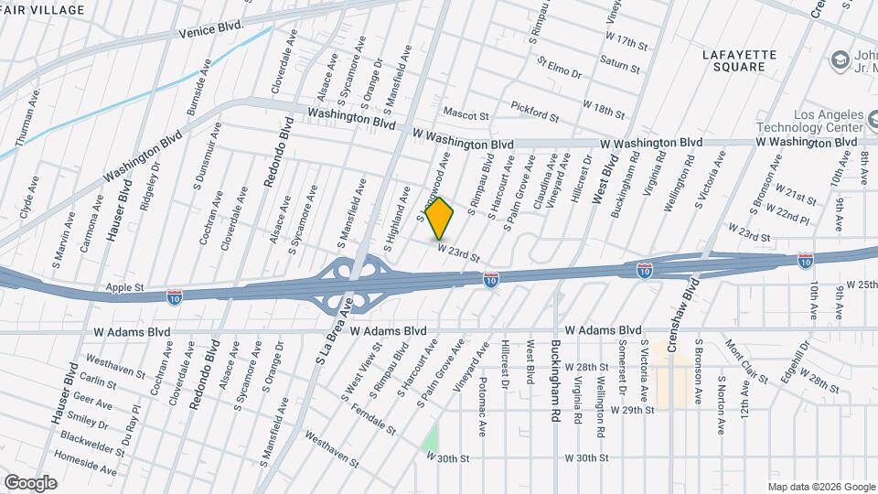 4861 W 23rd St Map and Location Details