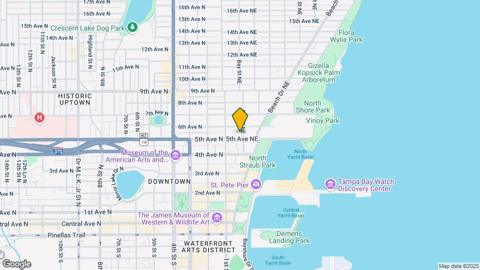 524 Bay St NE Map and Location Details