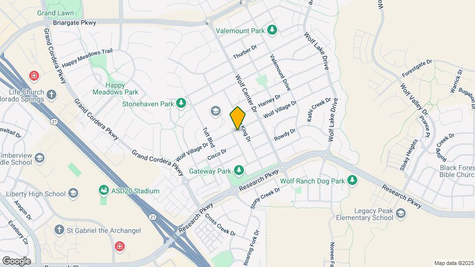 9115 McClintock Dr Map and Location Details