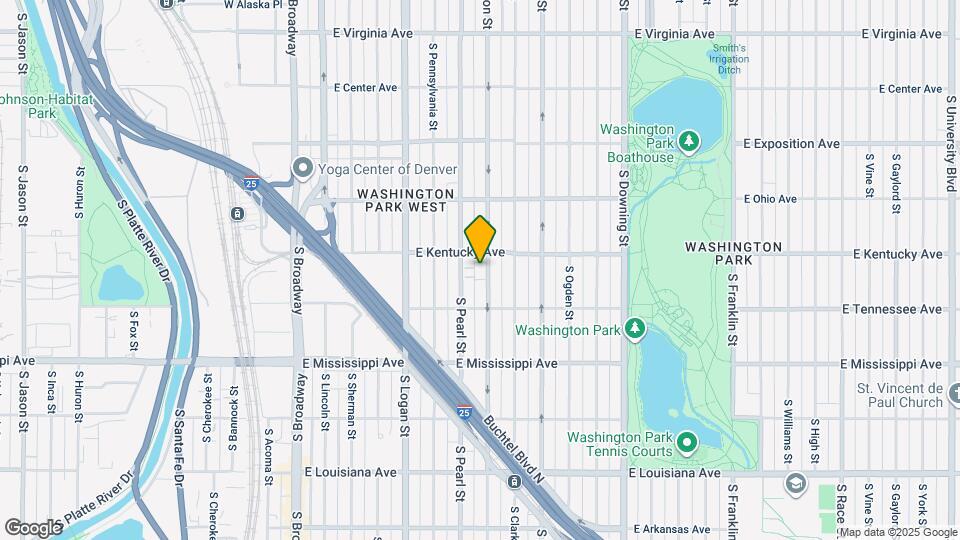 925 S Washington St, Unit 104 Map and Location Details