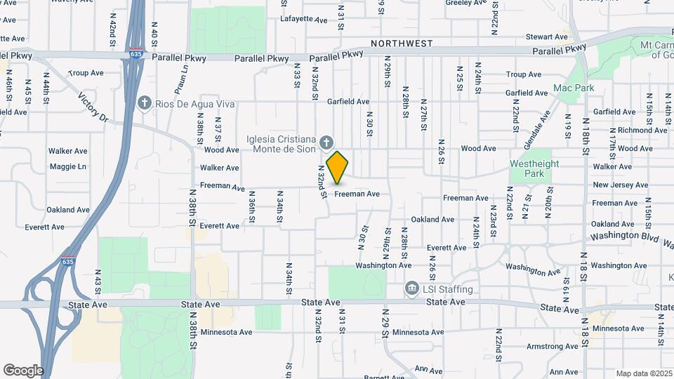 3130 Freeman Ave Map and Location Details