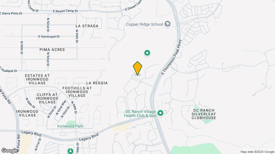 9820 E Parkside Ln Mapa y Detalles de la Ubicación