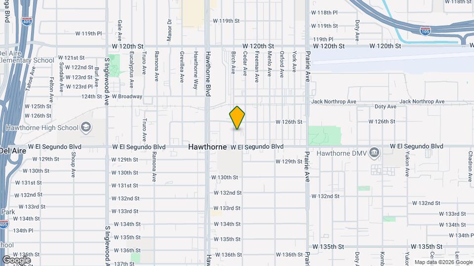 12638 Birch Ave, Unit Apt B Map and Location Details