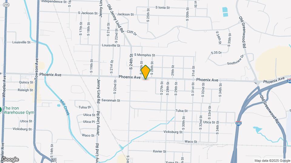 2508 Phoenix Ave, Unit #1 Mapa y Detalles de la Ubicación