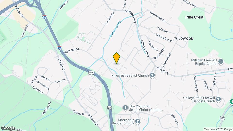 Pinecrest Apartments Map and Location Details