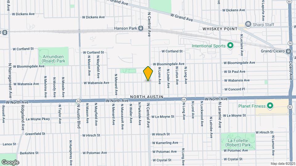 5607 W Wabansia Ave-Unit -2 Map and Location Details