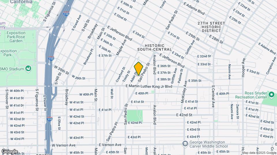 3721 San Pedro St Mapa y Detalles de la Ubicación