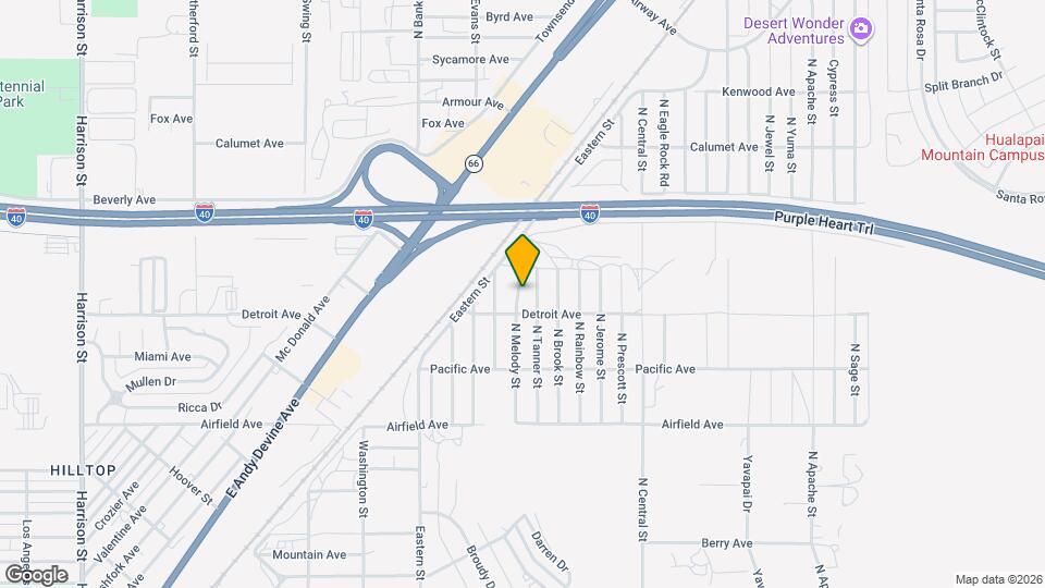 3146 N Melody St Map and Location Details