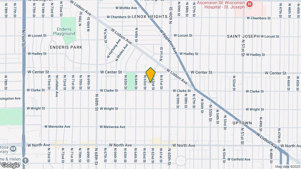 2627 N 62nd St, Unit Charming 1 bdrm upper Mapa y Detalles de la Ubicación