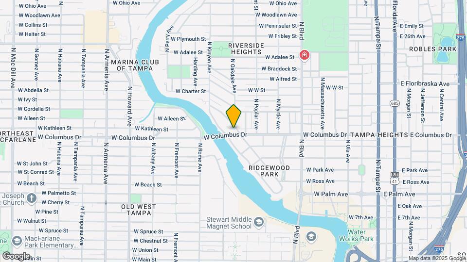 1003 W Columbus Dr Map and Location Details