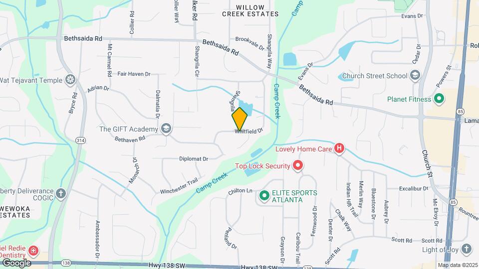 7156 Whitfield Dr Map and Location Details