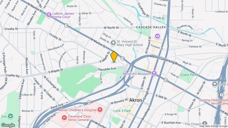 51 S Walnut St Map and Location Details