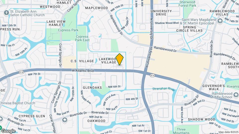 9923 W Atlantic Blvd Map and Location Details