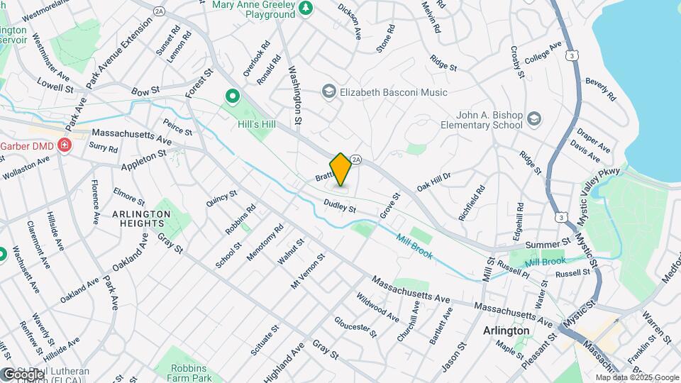 7 Brattle Dr, Unit 1 BED 1 BATH Map and Location Details
